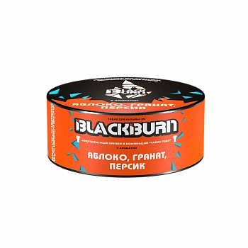 Табак Burn Black, 25гр "Яблоко, гранат, персик"